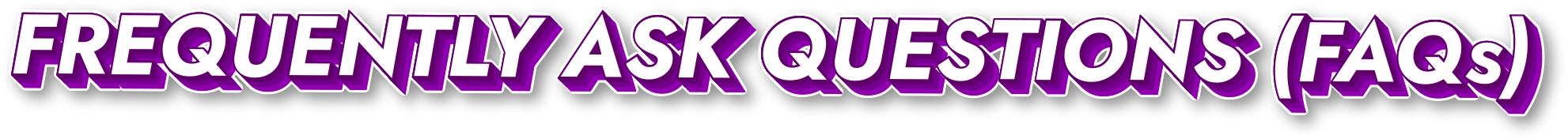 FAQ Header