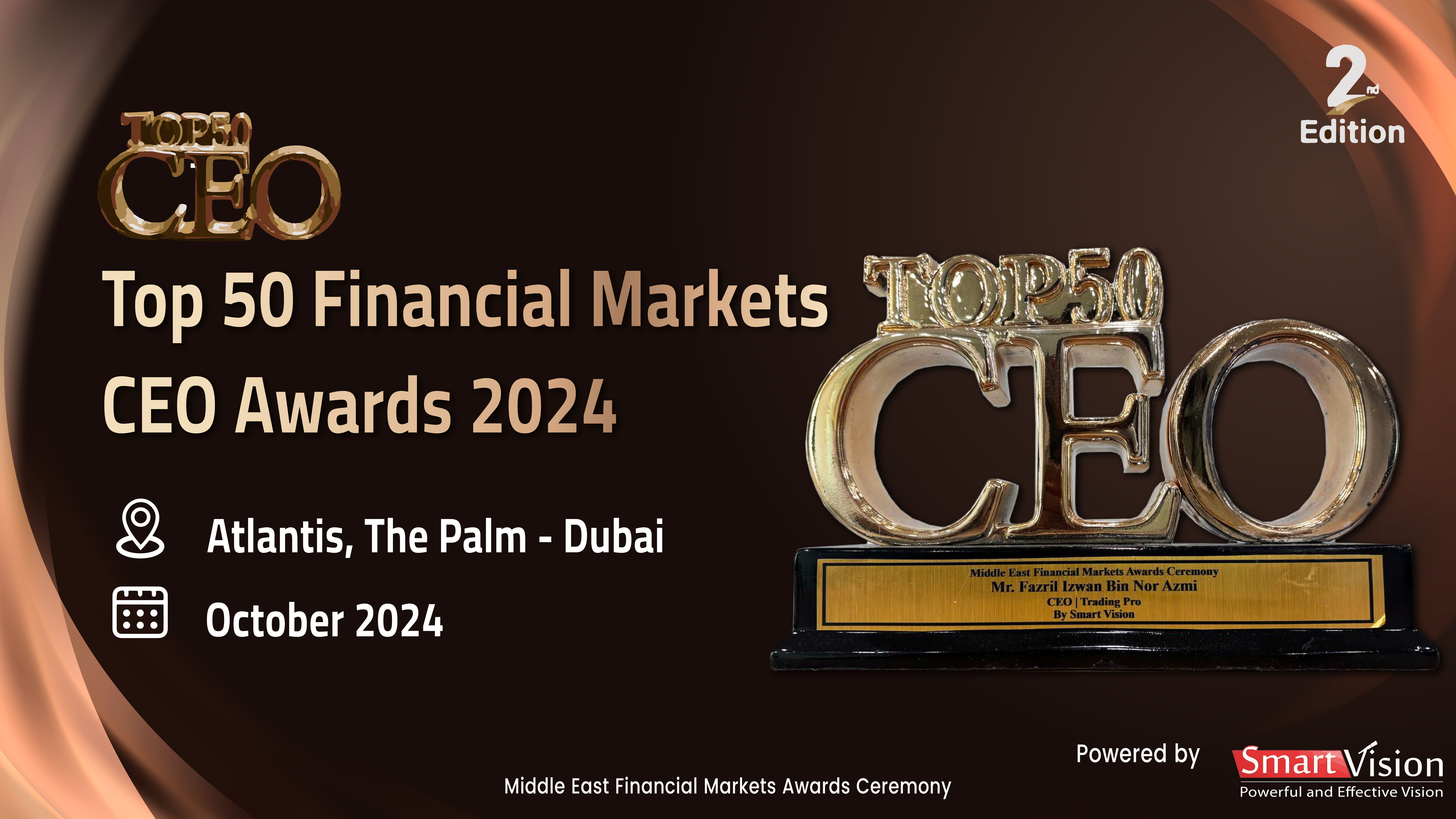 TradingPRO’s Triumph at the Middle East Financial Markets Awards in Dubai: Celebrating Excellence