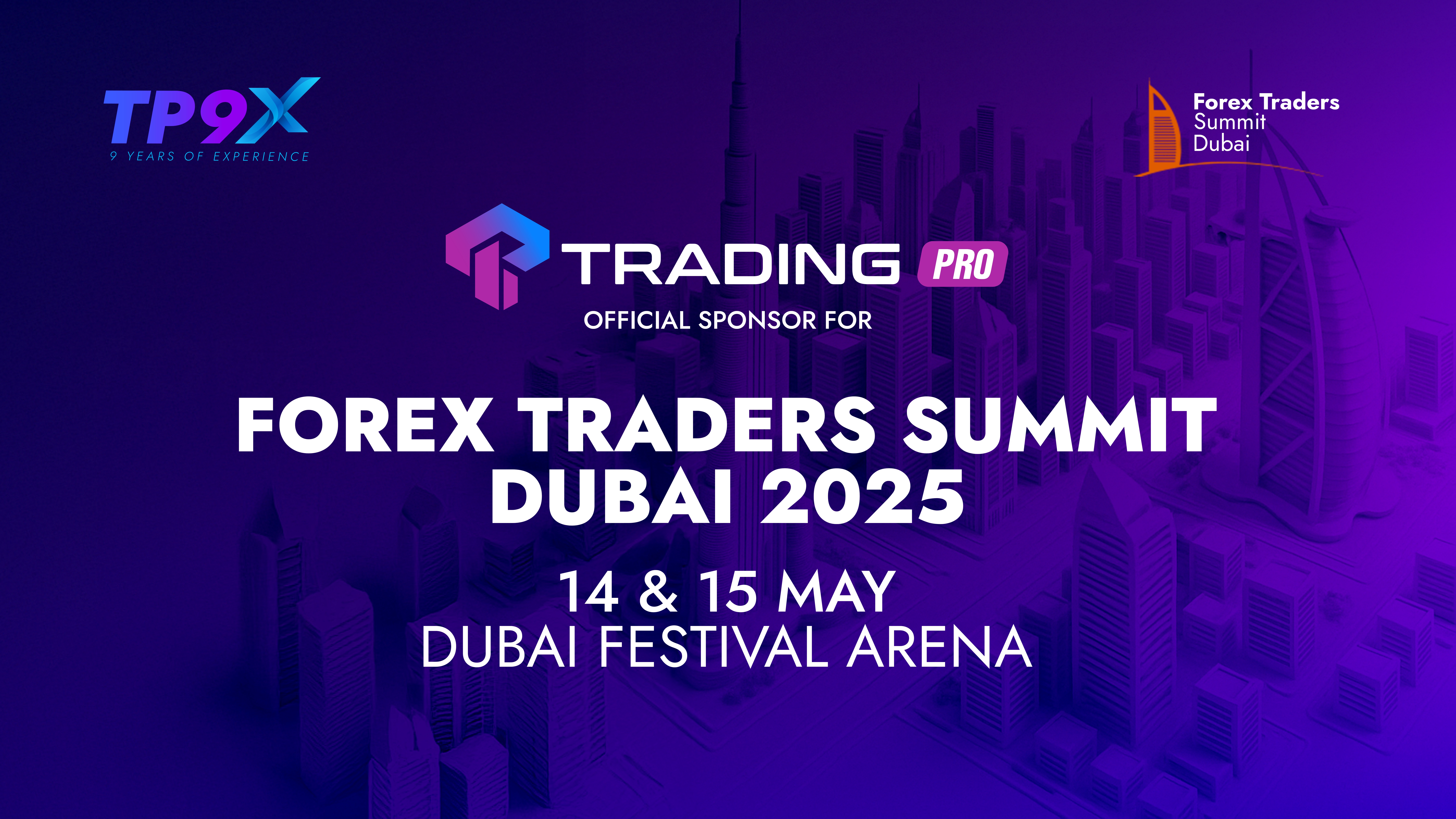 TradingPRO Named Official Sponsor of Forex Traders Summit Dubai & Expo 2025