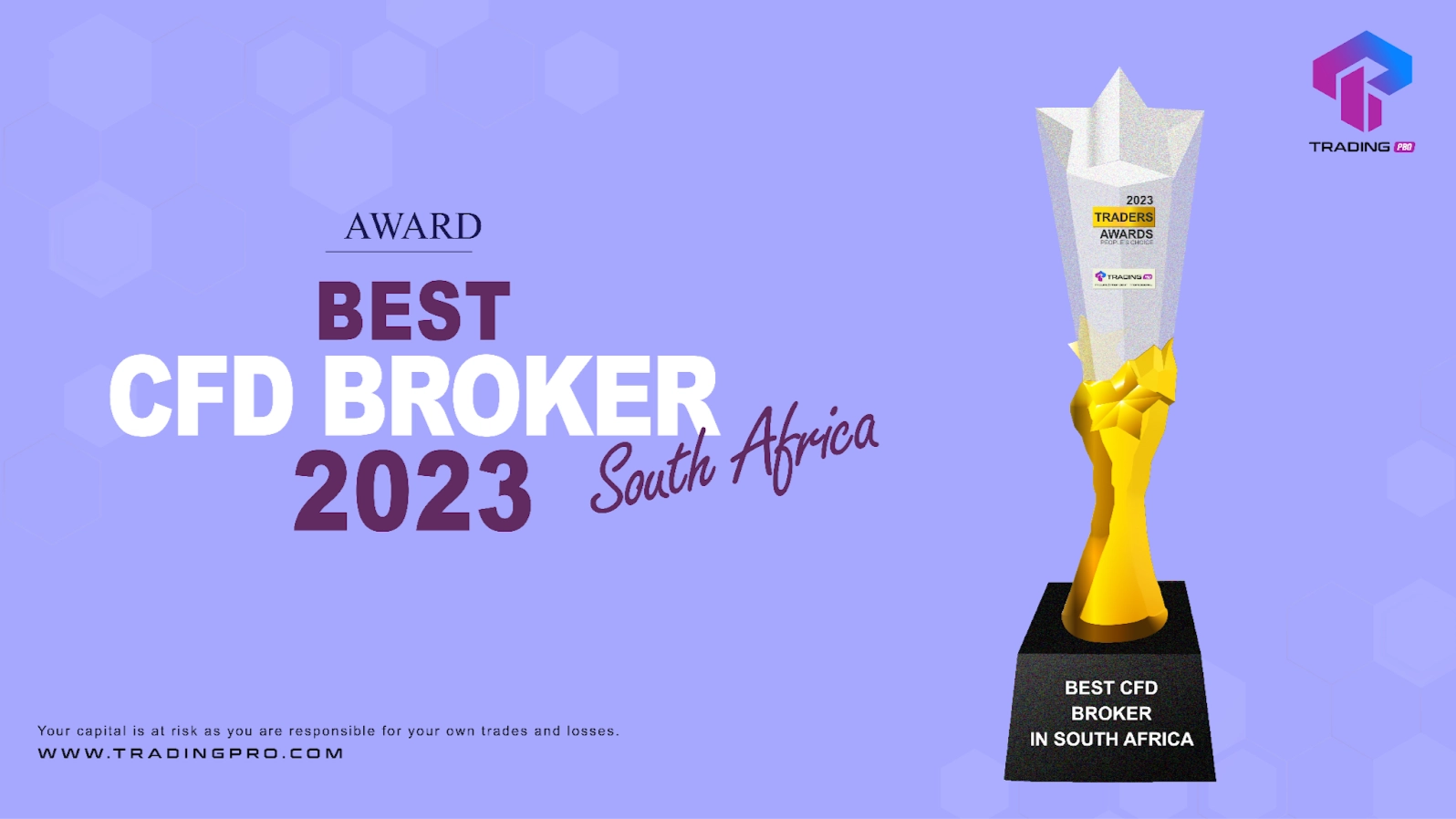 TradingPRO Triumphs as Best CFD Broker in South Africa 2023