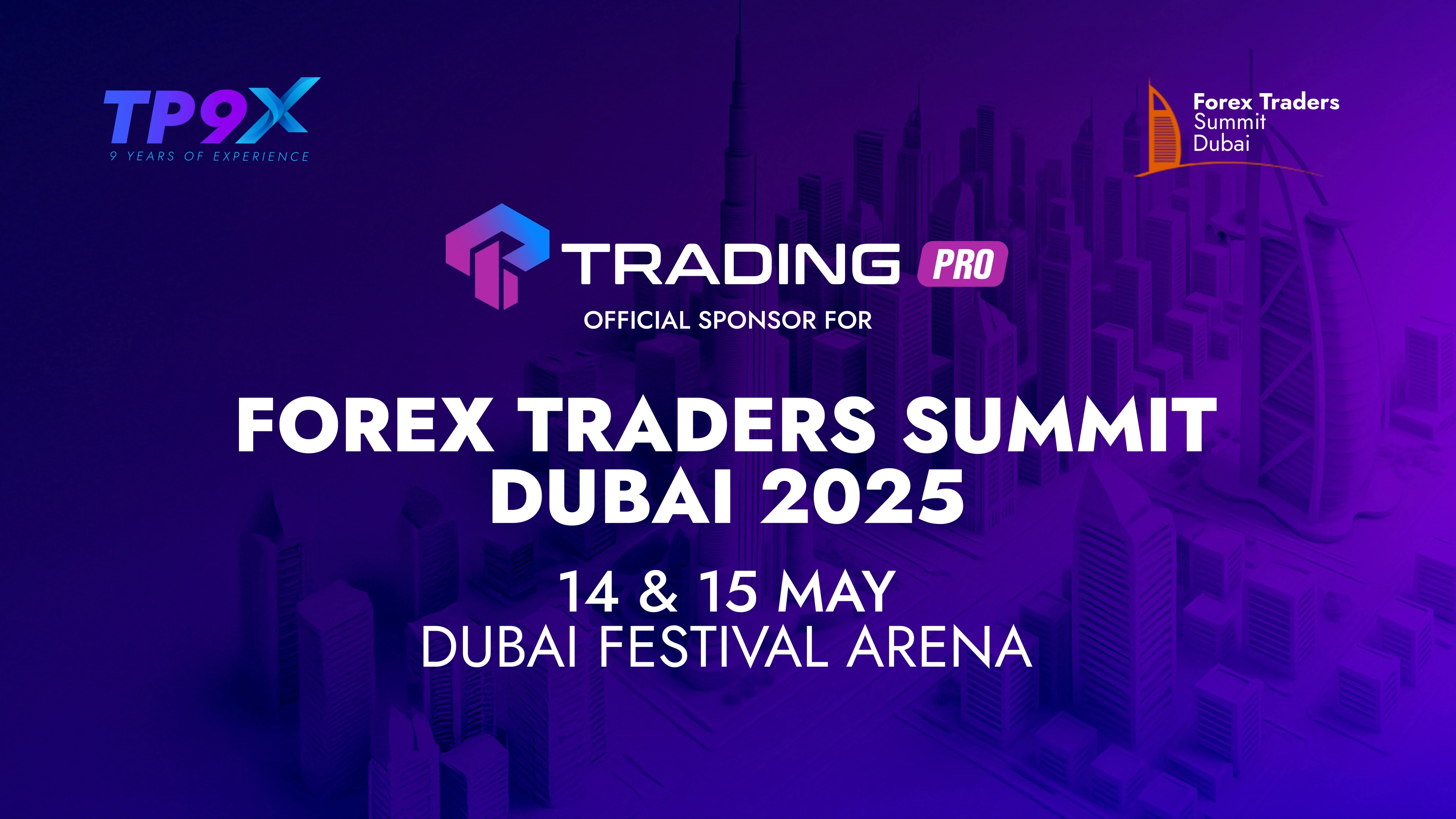 TradingPRO as Official Sponsor Forex Traders Summit Dubai 2025